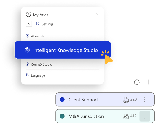 Atlas IKS screenshot with knowledge collections