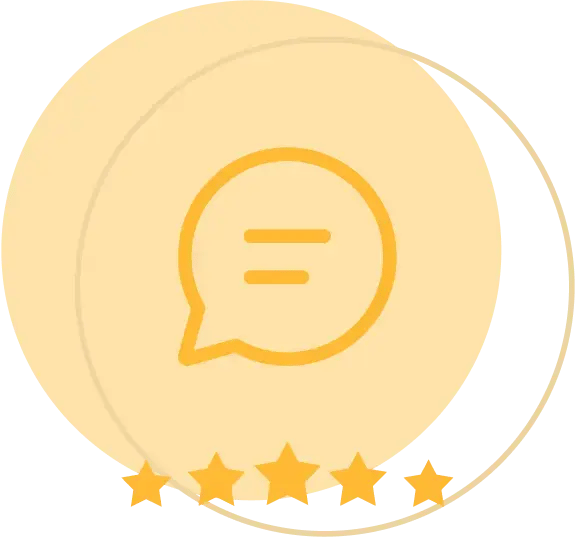 Anonymous Testimonial logo yellow